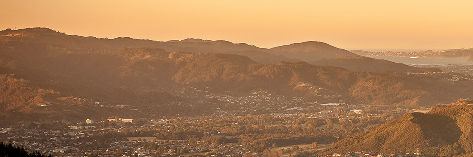 Looking toward Silverstream and the harbour